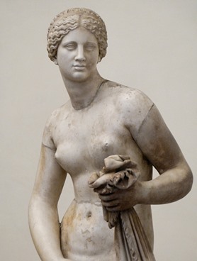 woman showing breasts in ancient Greece